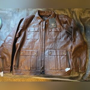 Harley Davidson motorcycle jacket-3XL